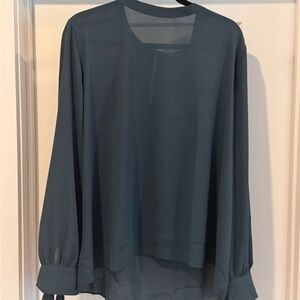 Elegant Teal Women's Top